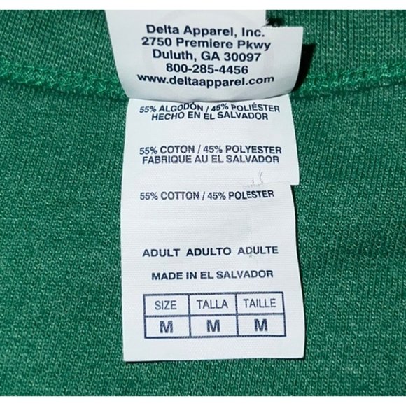 Women’s Funny Taco Green Long Sleeve Crewneck Fleece Sweatshirt Size M - Picture 4 of 4